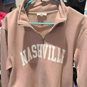 Pink Rose Women's Nashville Quarter-Zip Sweatshirt